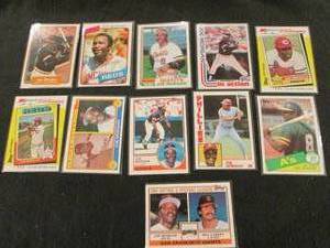 lot 176 image: 176. 1980 - 1985 Topps Joe Morgan C...
