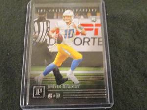 lot 179 image: 179. 2020 Panini Justin Herbert Roo...