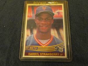 lot 181 image: 181. 1984 Donruss Darryl Strawberry...