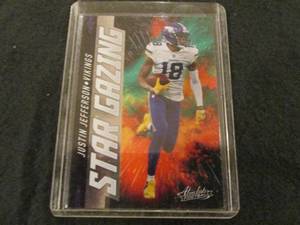 lot 187 image: 187. 2021 Justin Jefferson Star Gaz...