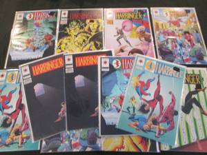 lot 204 image: 204. 12 Harbinger Comic Books...