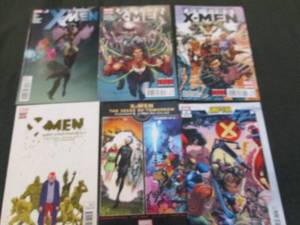 lot 210 image: 210. 6 XMen Comics Books...