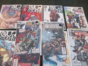 lot 220 image: 220. 10 Out Siders Comic Books...