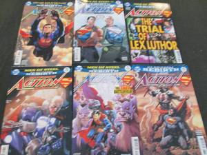 lot 221 image: 221. 6 SuperMan Comic Books...