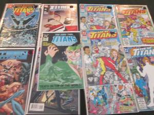 lot 229 image: 229. 10 Titans Comic Books...