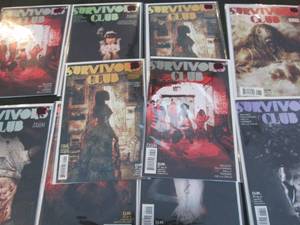 lot 232 image: 232. 10 Survivors Club Comic Books...