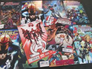 lot 235 image: 235. 10 Avengers Comic Books...
