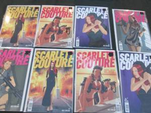 lot 239 image: 239. 8 Scarlett Couture Comic Books...