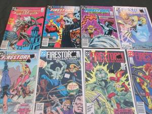 lot 244 image: 244. 8 FireStorm Comic Books...