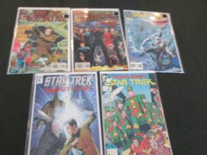 lot 250 image: 250. 5 Star Trek Comic Books...