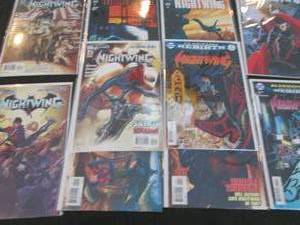 lot 256 image: 256. 10 NightWing Comic Books...