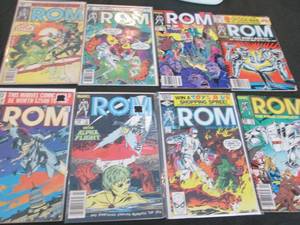 lot 270 image: 270. 8 ROM Comic Books...