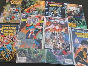 lot 282 image: 282. 10 Justice League Comic Books...