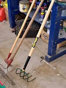 lot 327 image: Lot of (3) Garden Rakes