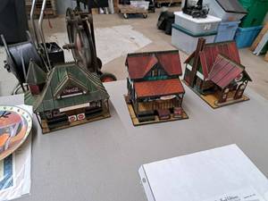 lot 342 image: Lot of (3) Coca-Cola Stained Glass Christmas Table Dcor