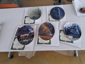 lot 346 image: Lot of (5) The Bradford Exchange Julie Kramer Cole Spirit Journeys Collection Oval Collector Plates