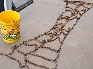 lot 354 image: Lot of (2) 8 Truck Tire Snow Chains