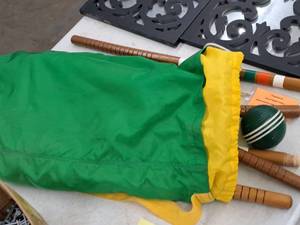 lot 433 image: Croquet Set with Carry Bag