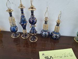 lot 461 image: Lot of (5) Various Style Perfume Bottles