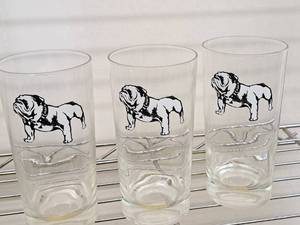 lot 464 image: Lot of (12) 5-12 Mack Truck Bulldog Highball Glasses