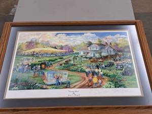 lot 507 image: Unsung Heroes Joan C. Mangold #461000 Signed&Numbered Print , FramedDouble Matte