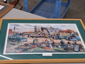 lot 508 image: Country Auction Ken Zylla #15119600 Signed&Numbered Print , FramedDouble Matte