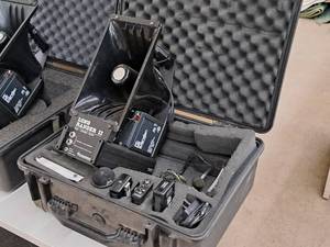 lot 150 image: Olectrosonics Long Ranger II Loud Speaker with Accessories and Carry Case