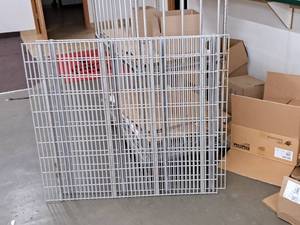 lot 127 image: Lot of (2) Pallet Racking Wire Grates