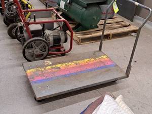 lot 79 image: Industrial Metal Cart
