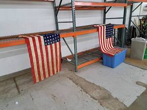 lot 123 image: Lot of (2) U.S. Flags