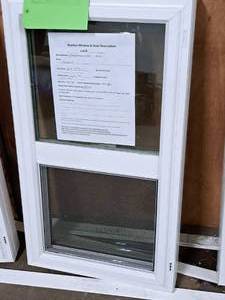 lot 299 image: Lindsay Super Spacer Double Hung House Window (Brand New, Never Installed)