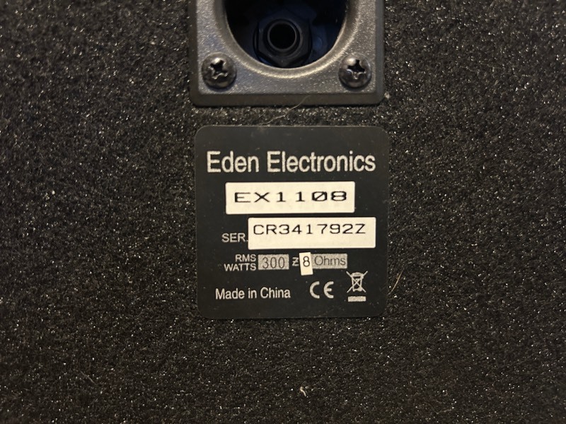 Eden Amplification EX1108 1x10