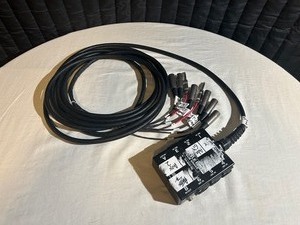 lot 31 image: Hosa SH-6X2-20 Little Bro Sub Snake - 6 XLR Sends, 2 14 TRS Returns - 20 Feet