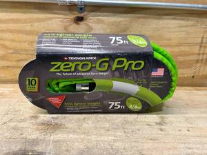 lot 29 image: Zero-G Pro  Teknor Apex 34-in x 75-ft Contractor-Duty Kink Free Woven Green Coiled Hose