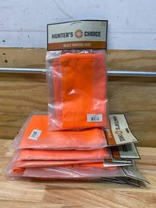 lot 85 image: HUNTERS CHOICE Lot of 11- Blaze Hunting Vests