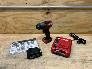 lot 103 image: SKIL PWR CORE 12-volt 14-in Variable Speed Brushless Cordless Impact Driver (1-Battery Included) (please read description)