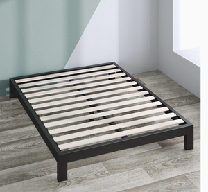 lot 132 image: ZINUS Arnav Metal Platform Bed Frame (Full)  Wood Slat Support
