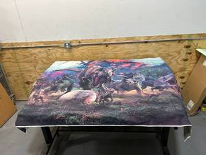 lot 100 image: 5x7 Dinosaur Backdrop