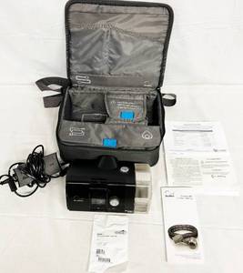 MSRP $1800 ResMed AirSense 10 AutoSet Card-to-Cloud HumidAir CPAP Machine WCarry Bag, Power Cord,&nbspHumidifier Water Tub,&nbspNew In Package Replacement Filter - Works Great&nbspMaskHose Not included 1st Pic Is Stock Photo Rest Are Actual Items