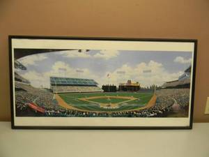 MINNESOTA TWINS TWIN BILL By Terry Jacobsen SIGNED & NUMBERED #929 of 2100 - FANTASTIC PIECE - NICE - APPROX 40 By 20 - SEE PICTURES