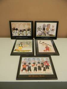 4 LITTLE STARS FRAMED ART  PRINTS - VERY COOL COLLECTION - SEE PICTURES