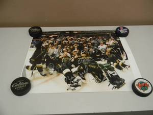 DALLAS STARS 1999 STANLEY CUP CHAMPIONS SIGNED PHOTO - NICE, READY FOR A FRAME - GREAT PIECE - APPROX 22 By 16 - SEE PICTURES