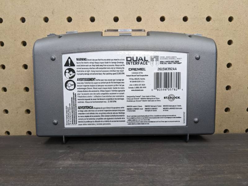 lot 186 image: Dremel Universal Bi-Metal HCS Oscillating Multi-Tool Blade Kit (5-Piece)