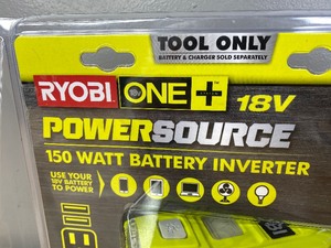 lot 50A image: Brand New Ryobi 150-Watt Power Source for ONE 18V Battery 