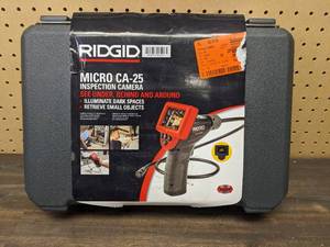 lot 7 image: New RIDGID CA-25 Micro Visual Inspection & Diagnostic Handheld Camera w 2.7 in. Color Display, 4 ft. Fixed Waterproof Camera Cable