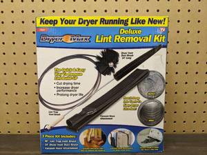 lot 140 image: Dryer Max Dryer Lint Removal Kit Vacuum Attachment