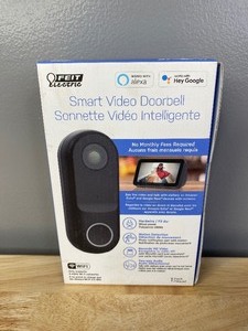 lot 16A image: New Feit Electric 1080p HD Wi-Fi Video Doorbell 