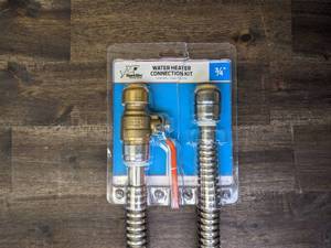 lot 83 image: SharkBite 34 in. Push-to-Connect x 34 in. FIP Water Heater Connection Kit