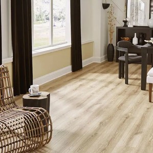 lot 146 image: 16 Cases of TrafficMaster Attie Creek Oak 7 mm T x 7.6 in. W Laminate Wood Flooring (26.8 sq. ft.case)