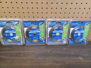 lot 70 image: Lot of 4 Avanti Pro 4-12 in. Turbo Diamond Blades